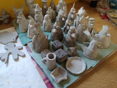 Výroba keramiky v 6. třídě