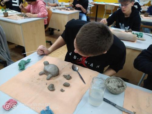 Výroba keramiky v 9. třídě