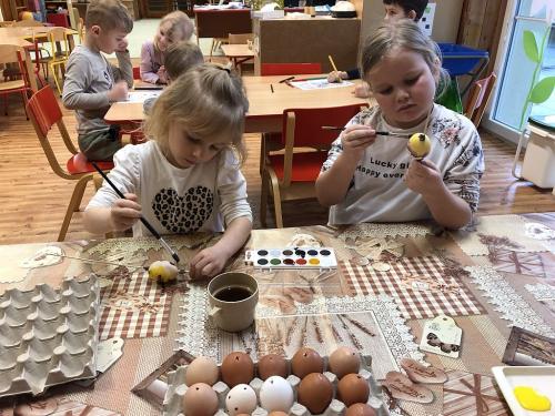 Velikonoční přípravy ve třídě Motýlci